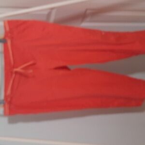 Nike Low Rise Capri Golf Pants Coral Size XL